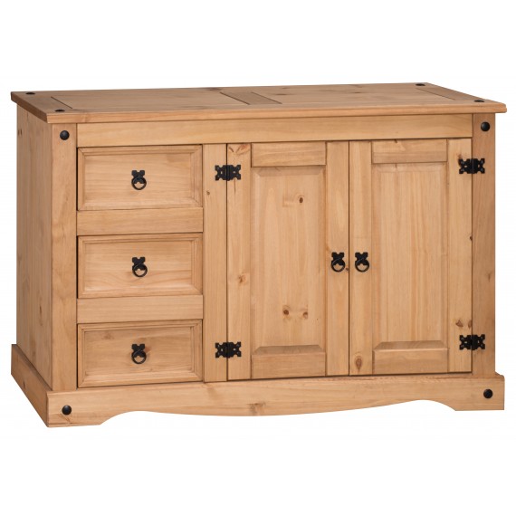 Corona 2 Door 3 Drawer Low Sideboard