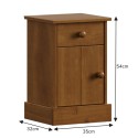 Farmhouse Dark Pot Cupboard