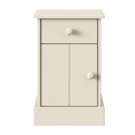 Farmhouse White Pot Cupboard
