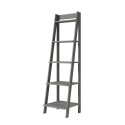 Scandian Grey Ladder Bookcase