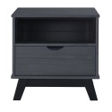 Scandian Grey Bedside Cabinet