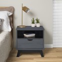 Scandian Grey Bedside Cabinet