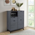 Scandian Grey Sideboard Cabinet