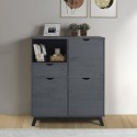 Scandian Grey Sideboard Cabinet