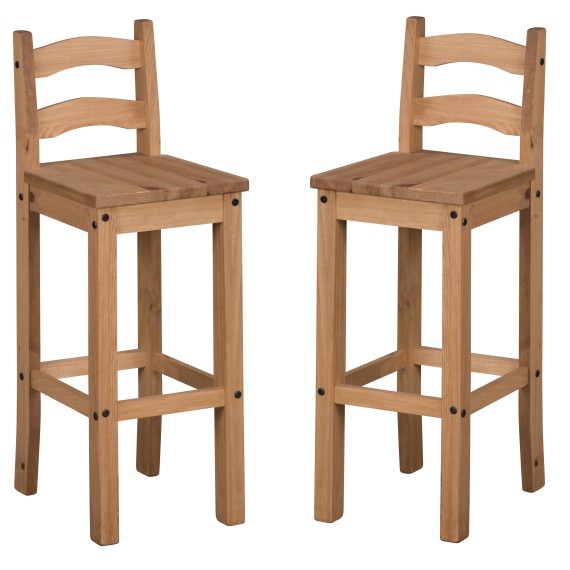 Corona Pair of Bar Stools