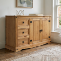 Corona 2 Door 3 Drawer Low Sideboard