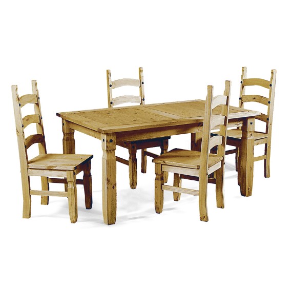 Corona Small Extending Dining Table & 4 Chairs Corona Small Extending Dining Table & 4 Chairs