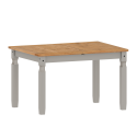 Corona Grey Wax Small Extending Dining Table