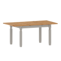 Corona Grey Wax Small Extending Dining Table