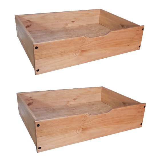 Corona Pair of Underbed Drawers Corona Pair of Underbed Drawers