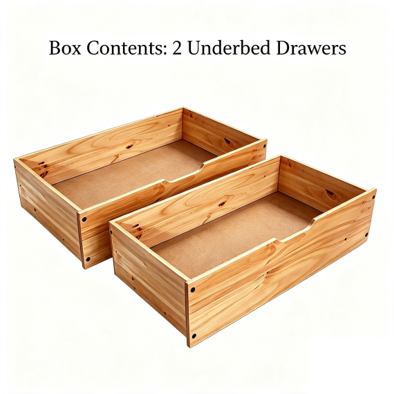 Corona Pair of Underbed Drawers Corona Pair of Underbed Drawers